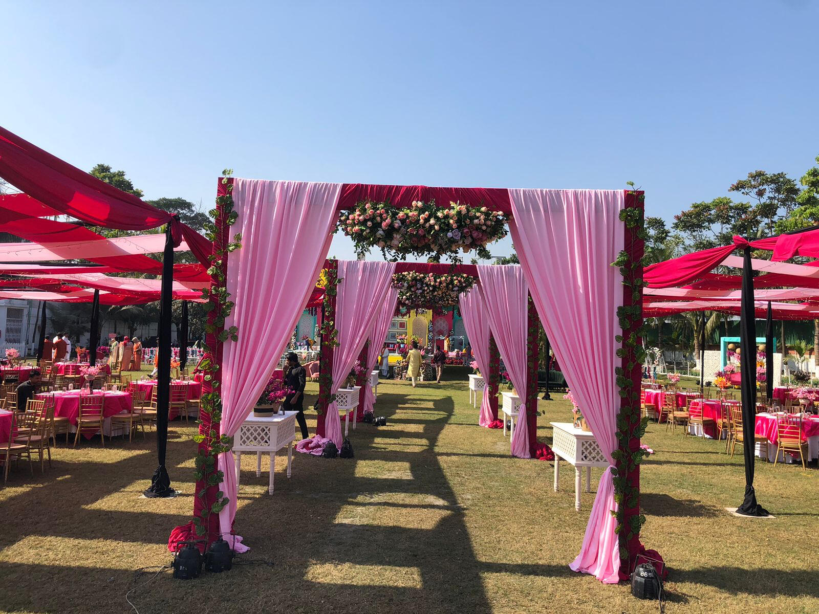 Walkway to Stage