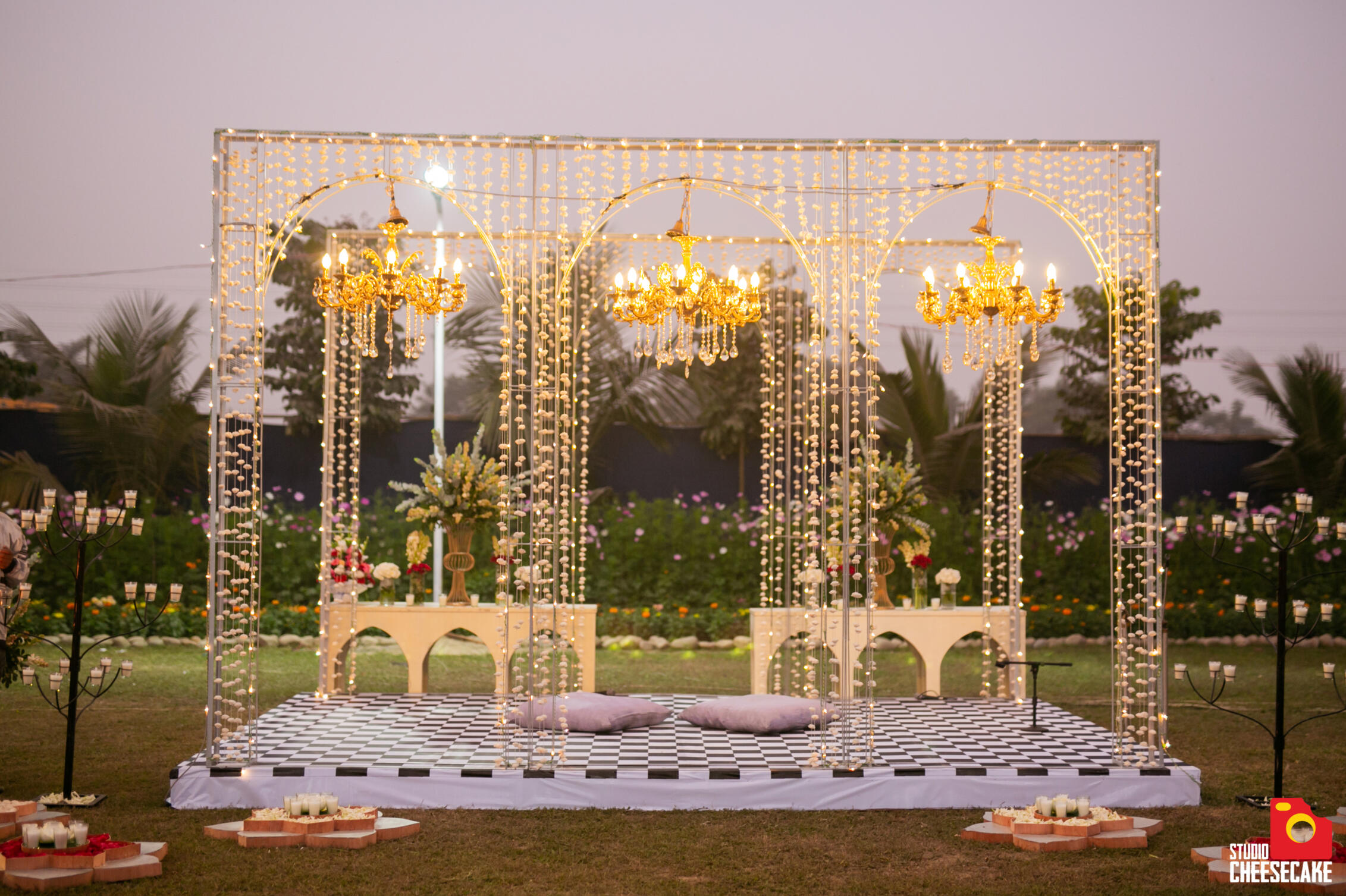 Marriage Anniversary Sitar Stage